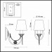 Бра Odeon Light Ignessa 3222/1W