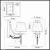 Бра Lumion Donsi 3230/1W