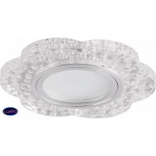 Светильник встраиваемый с разноцветной LED подсветкой Feron CD954 32540