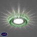 Светильник встраиваемый с зеленой LED подсветкой Feron CD904 32543