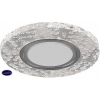 Светильник встраиваемый с разноцветной LED подсветкой Feron CD953 32569