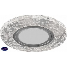 Светильник встраиваемый с разноцветной LED подсветкой Feron CD953 32569