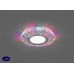 Светильник встраиваемый с разноцветной LED подсветкой Feron CD953 32569