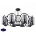 Люстра подвесная Lumien Hall ОЛАВИ 3302/8P-SBK-CL
