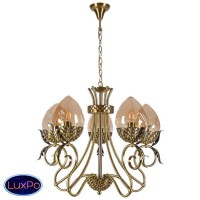 Люстра подвесная Lumien Hall ОЛИВИ 3304/5H-ABPAB-AM