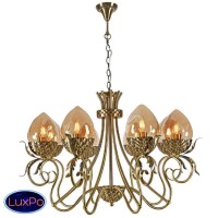 Люстра подвесная Lumien Hall ОЛИВИ 3304/8H-ABPAB-AM