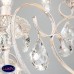 Люстра подвесная хрустальная Eurosvet Alda 3305/12 белый с золотом / прозрачный хрусталь