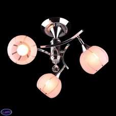 Люстра потолочная Eurosvet Libre 3353/3 хром/розовый