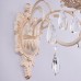 Бра Eurosvet Amelia 3637/1 белый с золотом / прозрачный хрусталь
