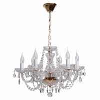 Подвесная люстра хрустальная MW-Light Каролина 367012606