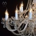 Подвесная люстра хрустальная MW-Light Каролина 367012918