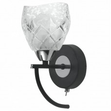 Бра IDLamp 381/1A-Blackchrome