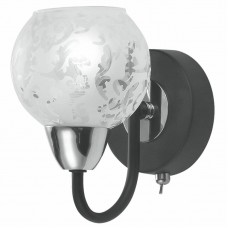 Бра IDLamp 382/1PF-Blackchrome