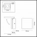 Настенный светильник Odeon SQUADRO 3859/10WB