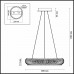 Подвесной светильник Odeon FIRE RING 3863/61L