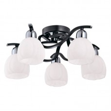 Люстра IDLamp 389/5PF-Blackchrome