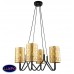 Люстра подвесная Lumien Hall НЕРЕЙ 4001/4P-BK-GD