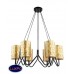 Люстра подвесная Lumien Hall НЕРЕЙ 4001/6P-BK-GD