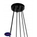Люстра подвесная Lumien Hall ТЕЙЛ 4002/6P-BK-GR