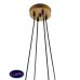 Люстра подвесная Lumien Hall АЙЛА 4003/4P-GD-WT