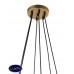 Люстра подвесная Lumien Hall АЙЛА 4003/6P-GD-WT