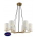 Люстра подвесная Lumien Hall АВРИЛ 4004/6P-GD-WT