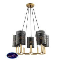 Люстра подвесная Lumien Hall НОЭЛЬ 4005/5P-GD-BK