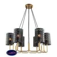 Люстра подвесная Lumien Hall НОЭЛЬ 4005/6P-GD-BK