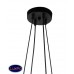 Люстра подвесная Lumien Hall СИРИНГА 4006/4P-BK-GR-BL