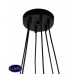 Люстра подвесная Lumien Hall СИРИНГА 4006/6P-BK-GR-BL