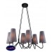 Люстра подвесная Lumien Hall ЛИБЕРА 4007/6P-BK-GR-BL