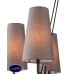 Люстра подвесная Lumien Hall АСТАРТА 4008/6P-BK-DGR