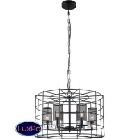 Люстра подвесная Lumien Hall КОРИН 4012/6P-BK-CR