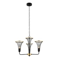 Люстра подвесная Lumien Hall ИВЕС 4017/3P-BK-GD