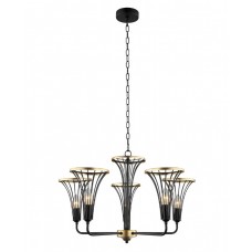 Люстра подвесная Lumien Hall ИВЕС 4017/5P-BK-GD