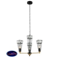 Люстра подвесная Lumien Hall ВЕЛЕС 4019/3P-BK-GD