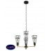 Люстра подвесная Lumien Hall ВЕЛЕС 4019/3P-BK-GD