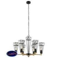 Люстра подвесная Lumien Hall ВЕЛЕС 4019/6P-BK-GD