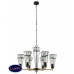 Люстра подвесная Lumien Hall ВЕЛЕС 4019/6P-BK-GD