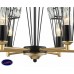 Люстра подвесная Lumien Hall ВЕЛЕС 4019/6P-BK-GD