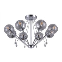 Люстра потолочная Lumien Hall ЮНАС 4029/8P-CR-CL