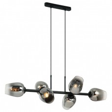 Люстра подвесная Lumien Hall МЕГАН 4036/6P-BK-CR