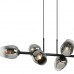 Люстра подвесная Lumien Hall МЕГАН 4036/6P-BK-CR