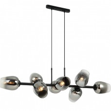 Люстра подвесная Lumien Hall МЕГАН 4036/8P-BK-CR