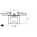 Встраиваемый светильник Lightstar Qube 4055