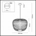 Светильник подвесной Odeon ULLA 4105/7L