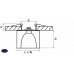 Светильник встраиваемый Lightstar Meta Bi 004146-G9