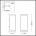 Уличный настенный светильник Odeon ARGOS 4166/1W