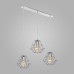 Подвесной светильник TK Lighting 4205 Diamond Silver