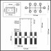 Люстра подвесная Odeon PERLA 4631/16